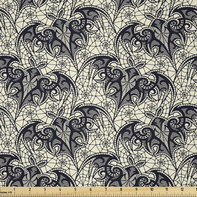 Benda Zentangle Horror Bats Spider Nets Multi-Purpose Fabric
