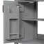 Meuble-lavabo moderne de 48 pouces avec lavabo en céramique, portes à fermeture en douceur, tiroir rabattable, tablettes de porte à double couche, solution de rangement élégante-146098683-146098686