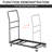 Heavy-Duty Folding Chair Cart with 1000LB Capacity, 39.5"x18.4"x41.5", Foldable Steel Hand Truck for Warehouse/Home Use-126393386