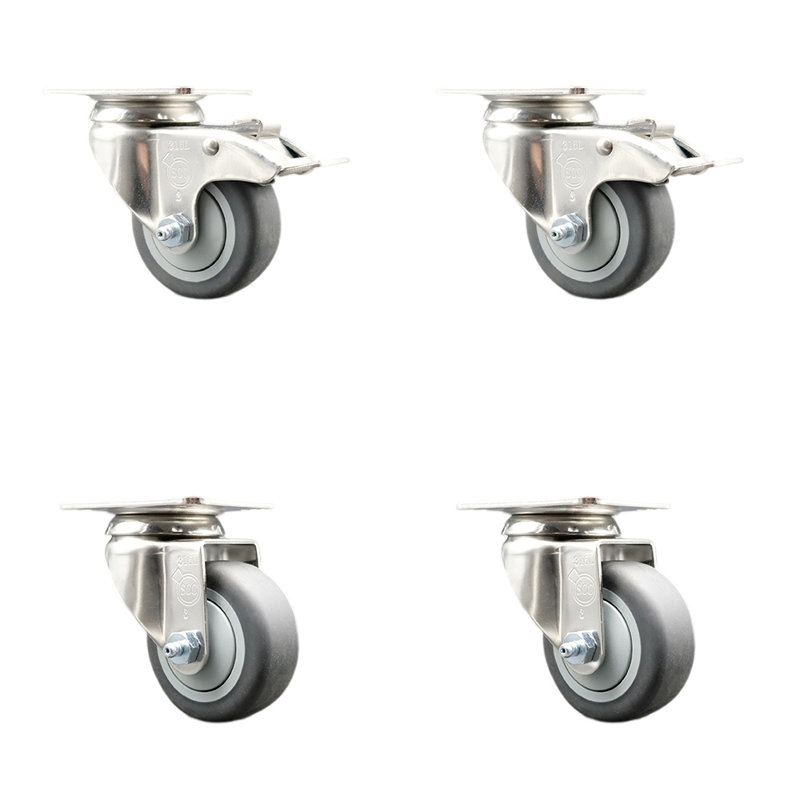 Thermoplastic Rubber Casters
