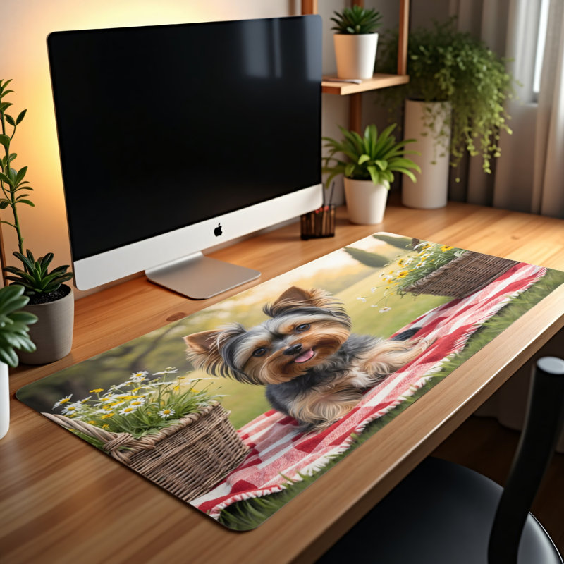 Polyester Desk Pad, 14.4x12.1