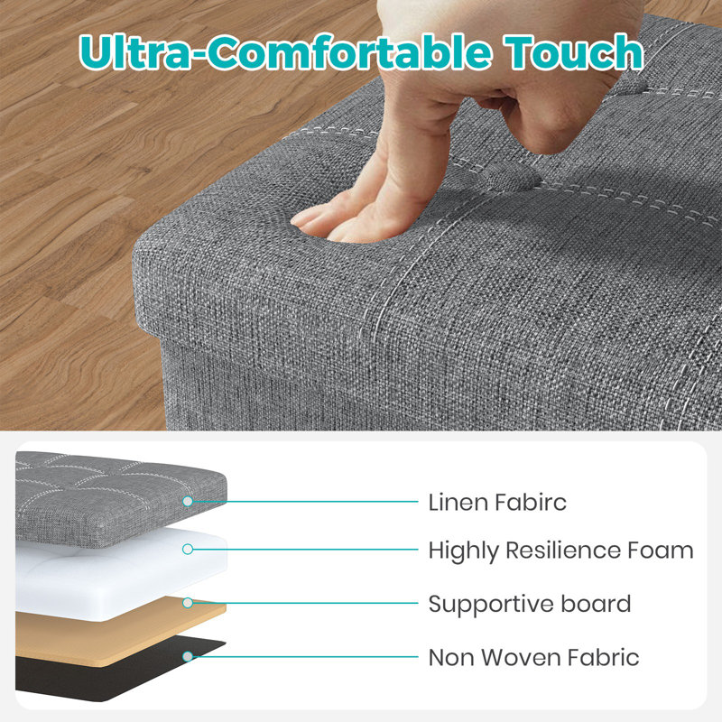 Colangelo Ottoman, Light Grey