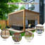  Rideau roulant en tissu PEHD pour patio-421522928-421522930
