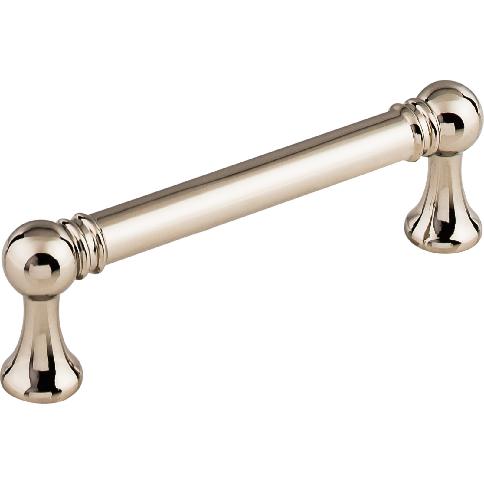 Kara Bar Cabinet Pull, Polished Nickel, 3 3/4"