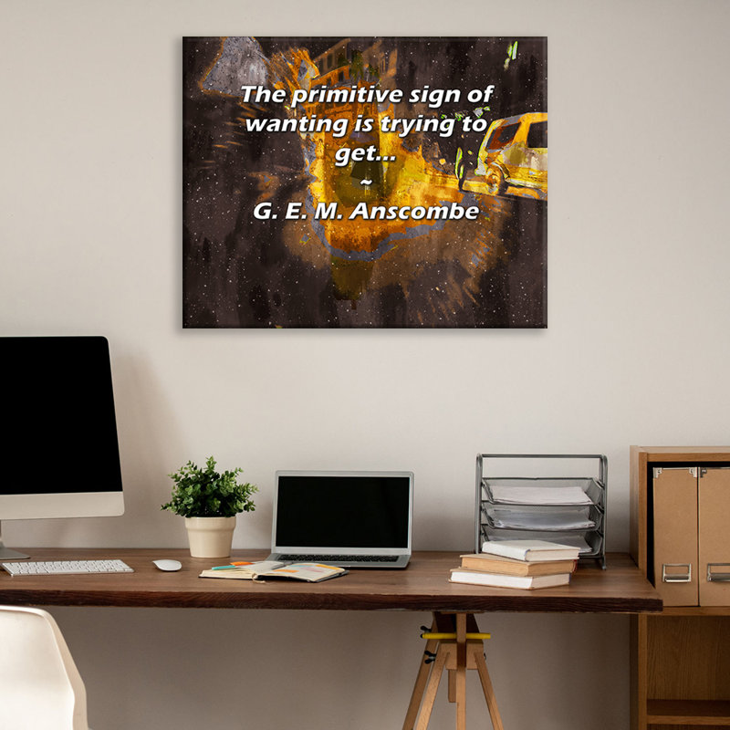 Astoria Grand Gallery Wrapped Canvas By Ciaran Hinds: "The freedom to make my own mistakes is all I’v, 17" H x 24" W