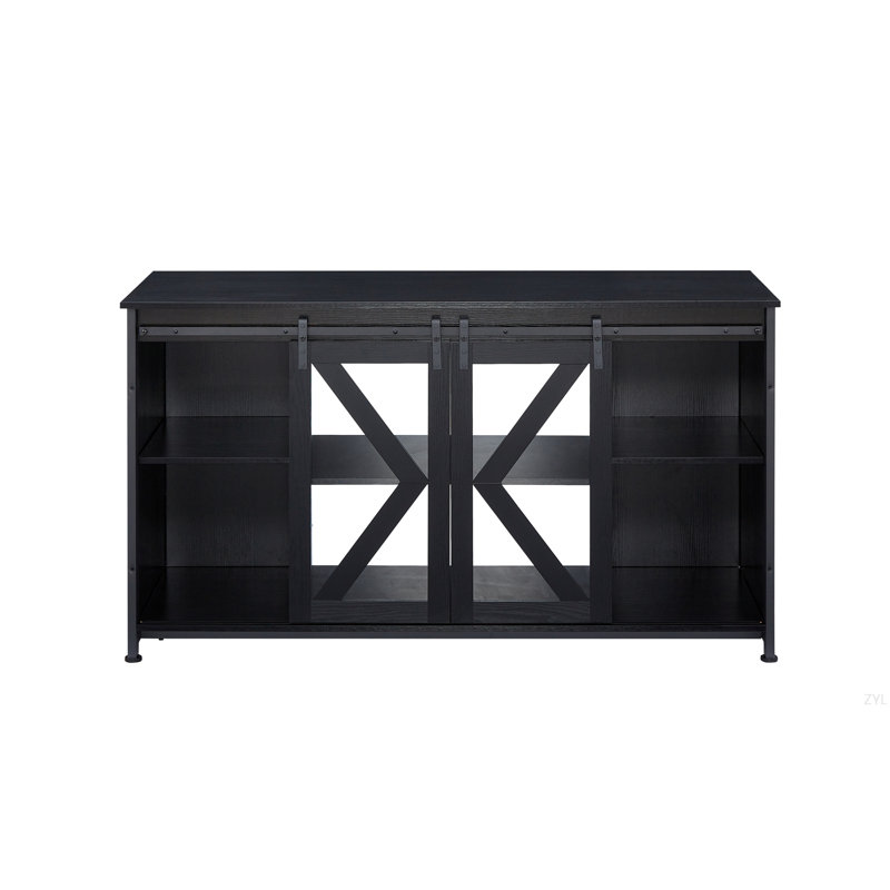 Armoire pour aquarium, noir, L 58,9 po x l 19,7 po x H 32,6 po, Noir
