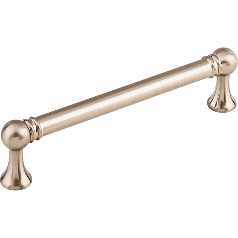 Kara Bar Pull, Brushed Satin Nickel, 5 1/16"