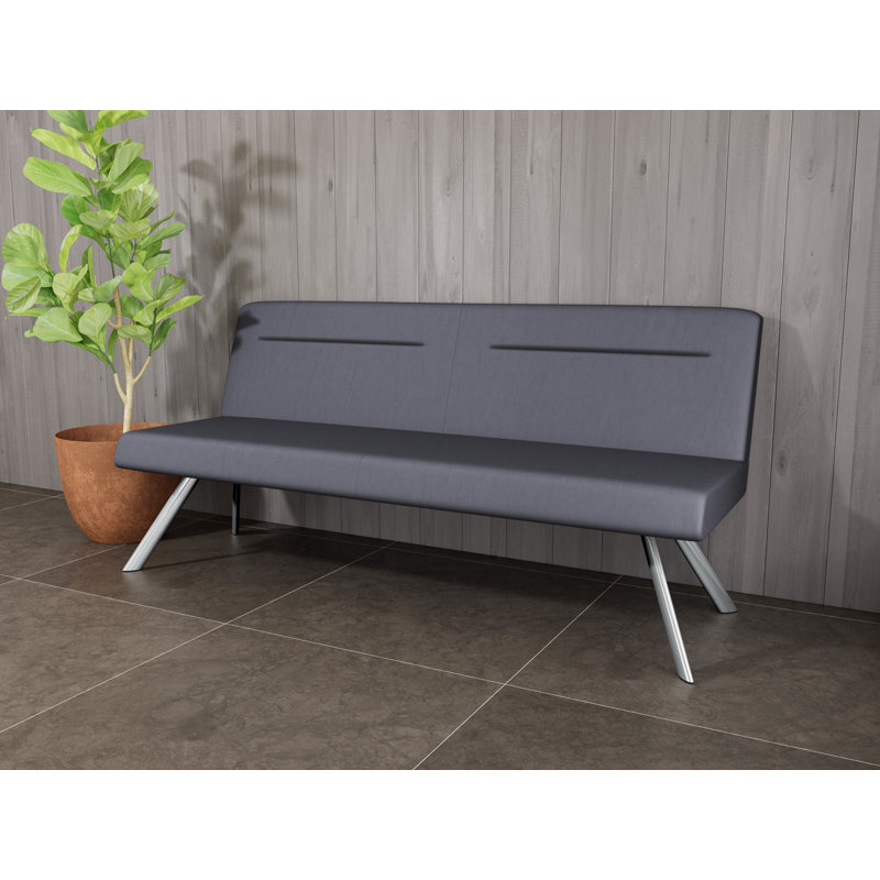 Pieds de canapé en acier Willow, Noir Patriot Plus - nettoyez le vinyle avec un lin, Gris anthracite, No