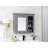 Wall Mounted Medicine Cabinet Mdf Modern Bathroom With Mirror For Versatile Storage
