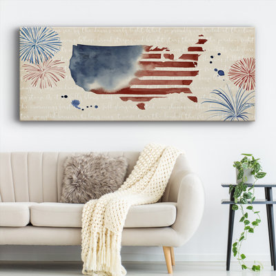 «Fourth of juillet Collection C», reproduction sur toile