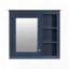 Wall Mounted Mirror Medicine Cabinet with Open Shelves-344063562