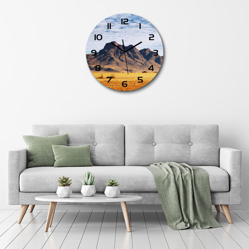 Jimeno Glass Wall Clock