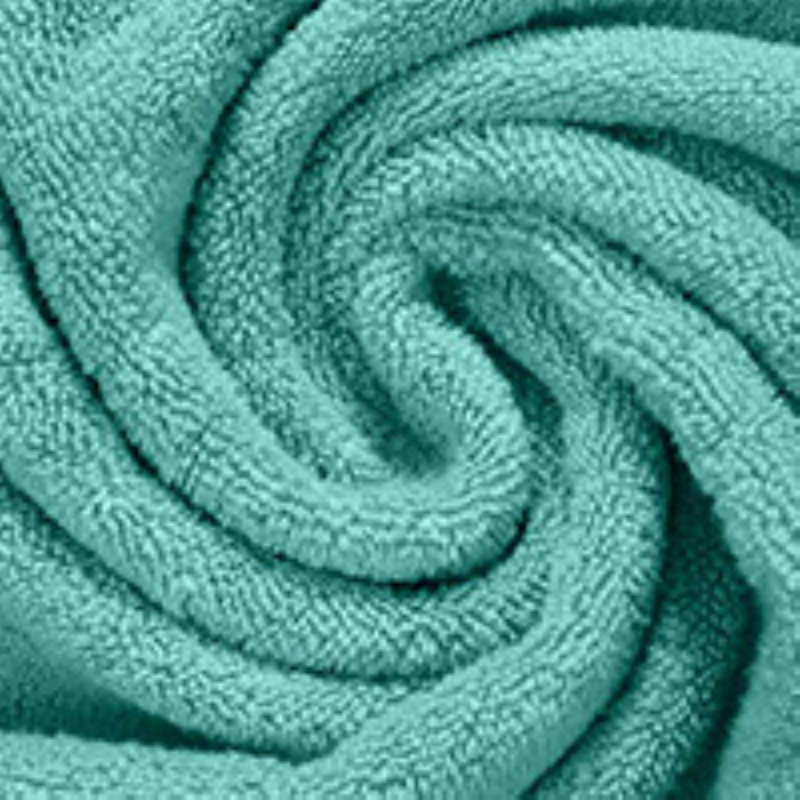 Ensemble de serviettes 24 pièces Willow - 100% coton peigné, qualité supérieure 630 g / m², turquoise, ultra doux et très absorbant (6 serviettes de bain, 6 serviettes à main, 12 serviettes de toilette)