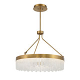 Landon LED Pendant in Warm Brass