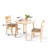 Rowley 3-Piece Breakfast Nook Square Solid Wood Dining Table Set-91296957