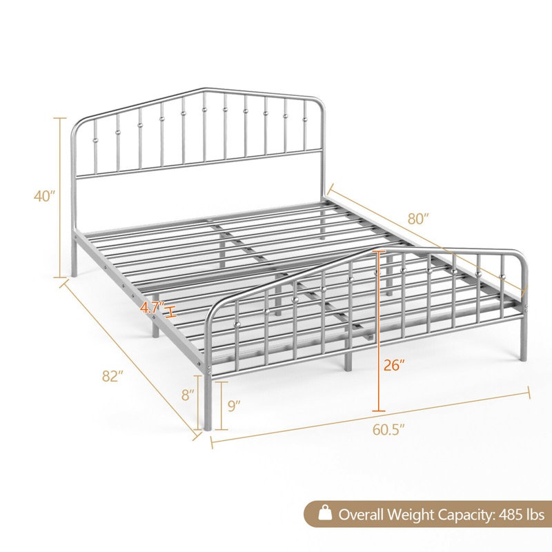 Pranav Metal Slat Bed