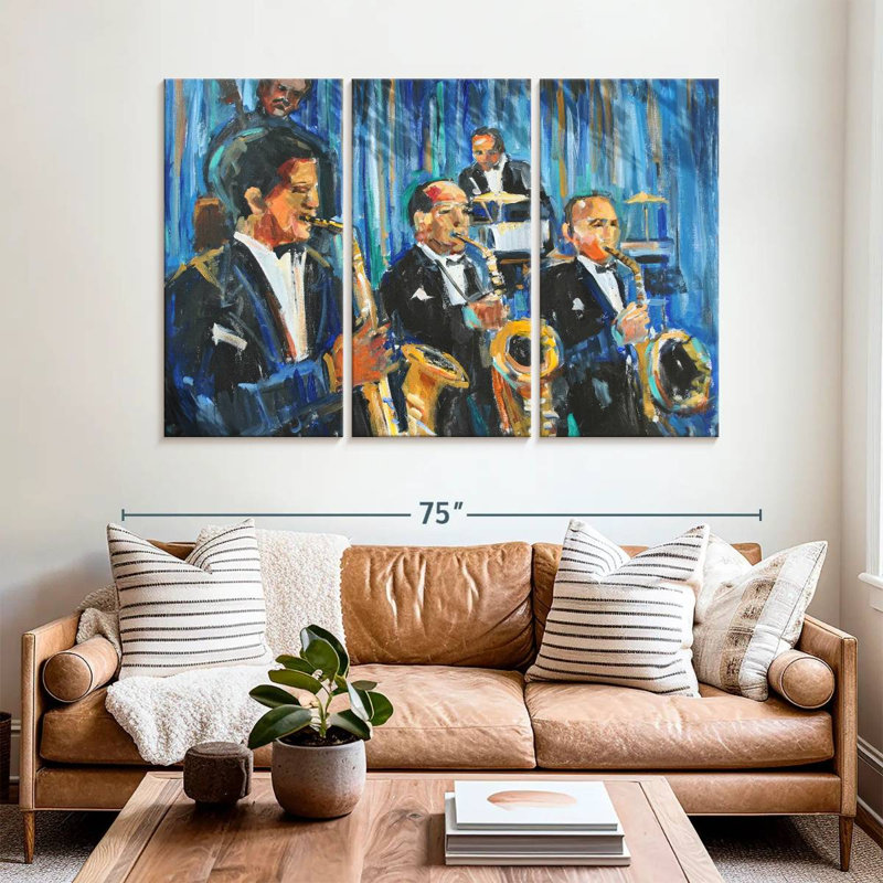 Abarca Horn Section, 42" H x 65" W