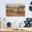 «Grazing At Sunset 2» par Ethan Harper, art mural en verre acrylique