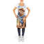 No Pattern Bib Apron