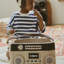 Lorena Canals Music Studio Fabric and Steel Decorative Basket