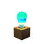 Lampe de table en bois 6,3 po