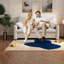 Lb Comfort Sofas, causeuse moderne en chenille de 71 pouces pour chambre à coucher