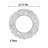 Wood Round Wall Mirror