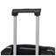 Bagage de cabine rigide en ABS noir de 20 pouces avec roulettes pivotantes