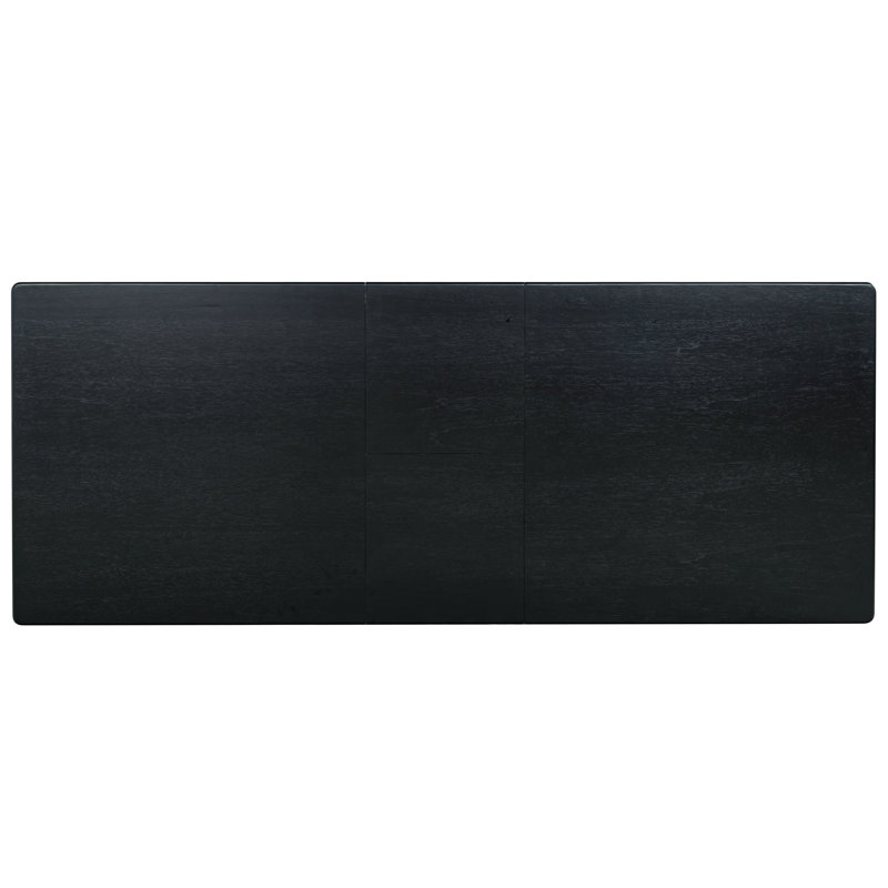 Rhylee Extendable Dining Table, Black
