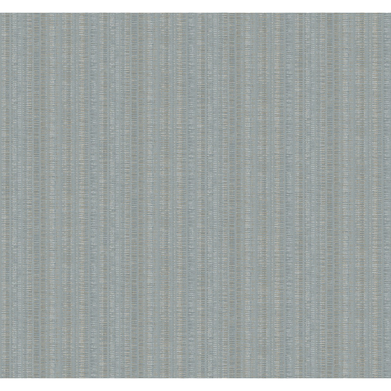 Papier peint rayé bleu clair Line In The Sand, Bleu clair