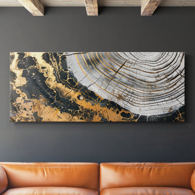 Abstract Series 3 #XXXIV-Wide Gallery Wrapped Canvas