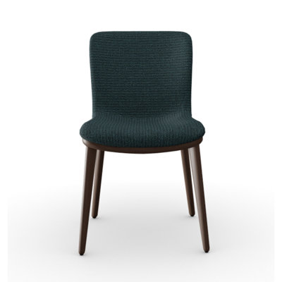 Annie Upholstered Dining Chair with Wooden Legs