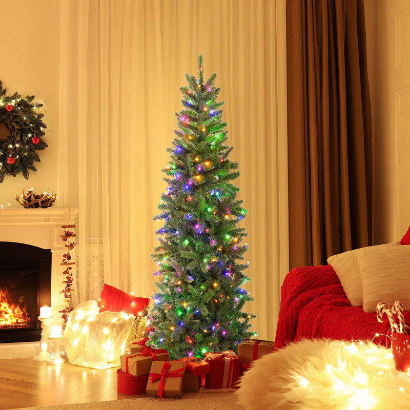Arbre de Noël artificiel éclairé 5 pi Hannahmarie - support inclus