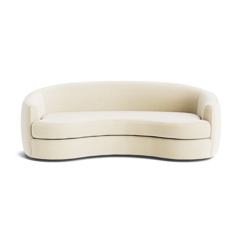 Giselle 85 Sofa, Performance Linen - Cream