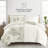 Duvet Cover Set Patterned Microfiber Ultra Soft Bedding in Paradise Toile-105814275