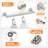 5-Pieces Bathroom Hardware Accessories Set-106588962