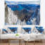 Paysage avec vue aérienne du lac Frankton et tapisserie panoramique-28486980