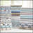 4 PCS Full Printed Sheet Set White Village Print