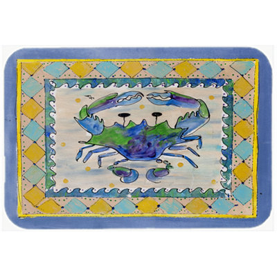 Colourful Crab Glass Cutting Board