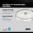 Melzina Acrylic LED Flush Mount-333637363
