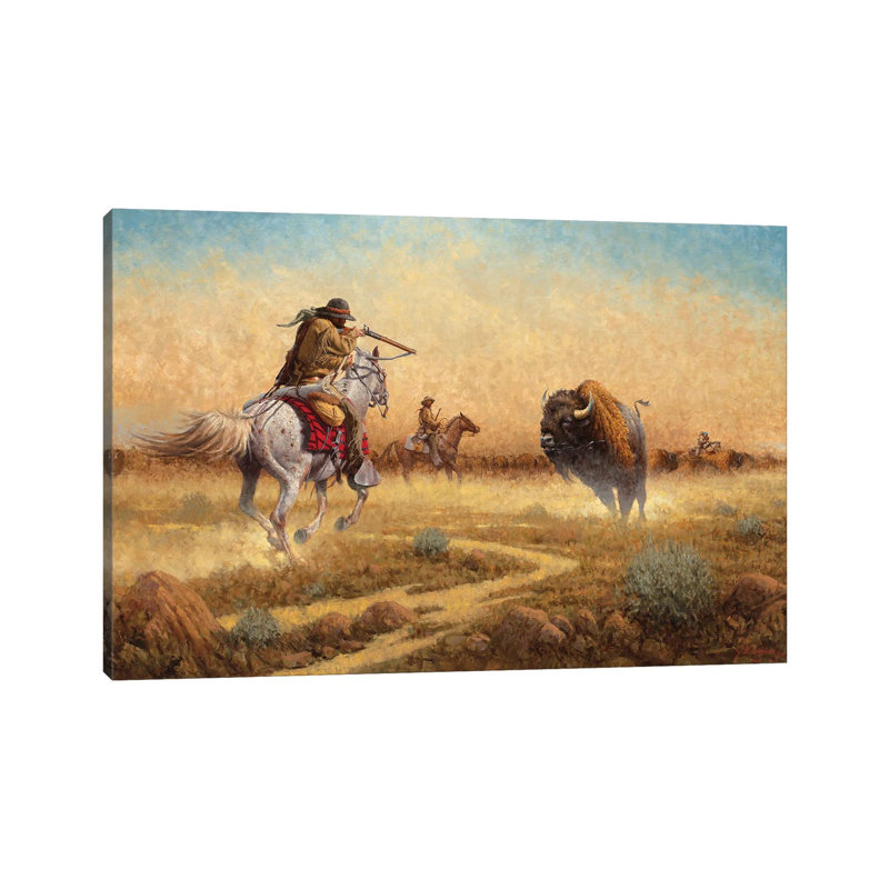 Showdown by Joe Velazquez - Wrapped Canvas Print, 20.32 cm H x 30.48 cm W