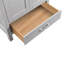 Meuble-lavabo de 76 cm (30 po), armoire de rangement de salle de bain avec cadre en bois massif, comptoir de toilette autoportant avec lavabo gris