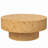 Handcrafted Burl Wood Round Coffee Table with Strudy Pedestal, Mid-Century Modern Solid Wood Coffee Table for Living Room-564966794-561136759