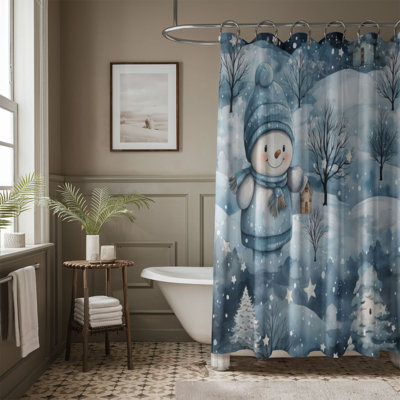 Rideau de douche Snowy