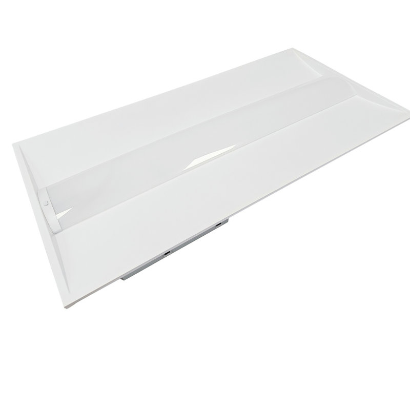 Set of 4 LED Troffer Panel Light Wattage Adjustable and CCT, 2.12" H x 47.72" W 23.74" D
