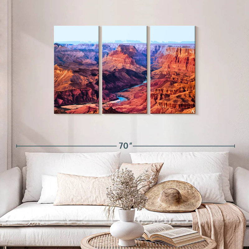 Illustration du Grand Canyon d'Alvord II, H 28 po x l 45 po