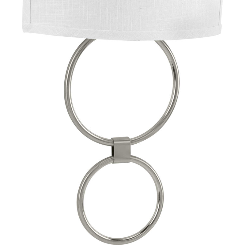 Hardcastle Flush Mounted Sconce, Brushed Nickel