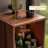 Nut-Brown Modern Solid wood Standard Bookcase
