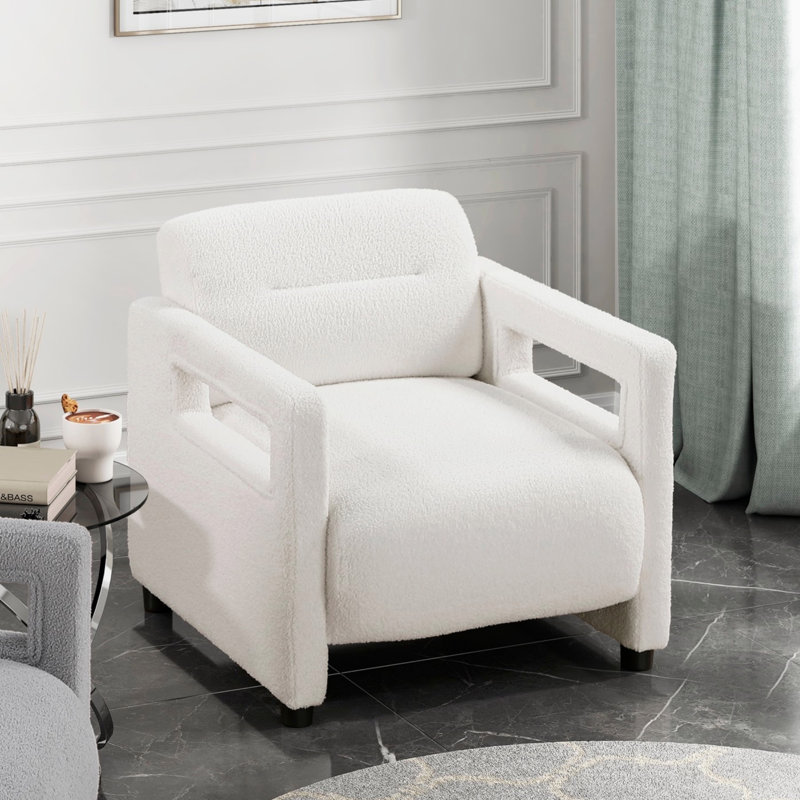 Fauteuil d'appoint 1pc Luxury Luxury Furniture, Beige