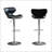 Adjustable Swivel Barstool With Chrome Base-2144307005